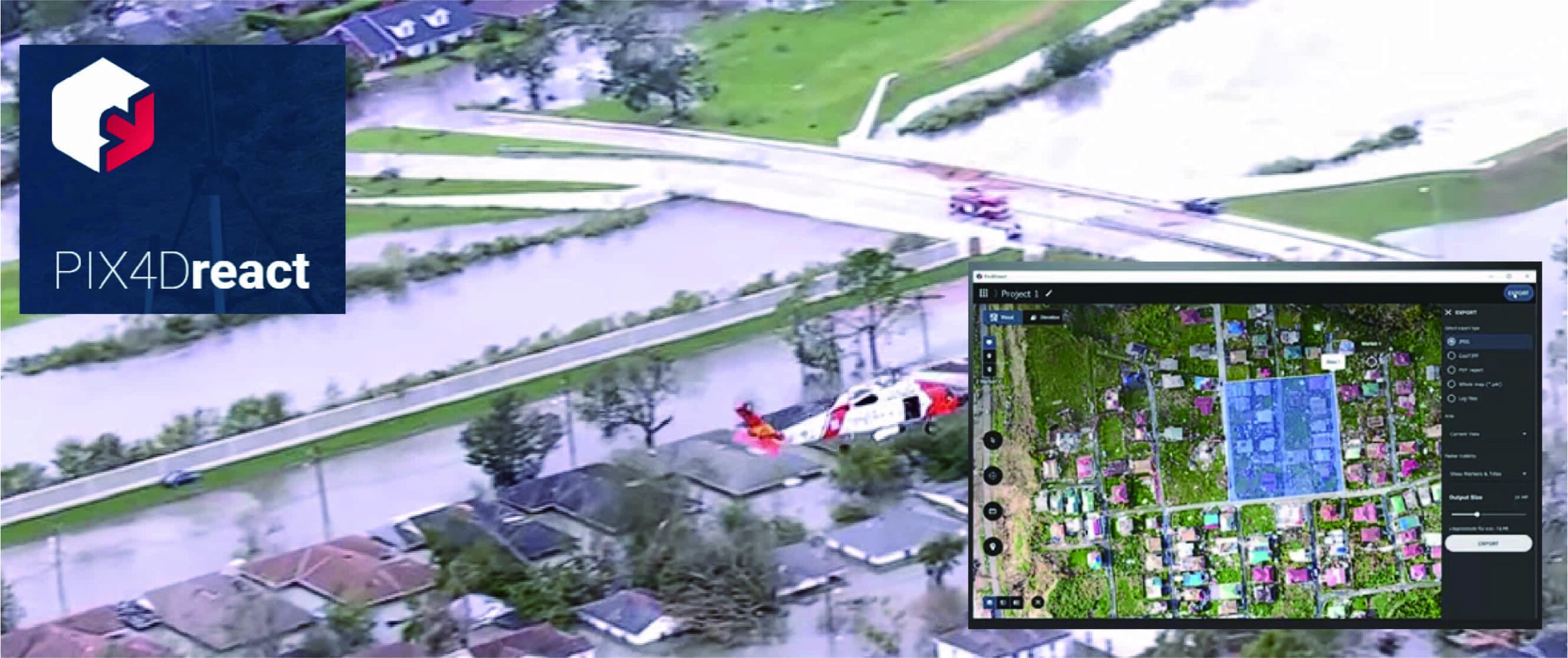 緊急時対応用高速マッピングソフトウェア「PIX4D react」ってどれくらい速いの？